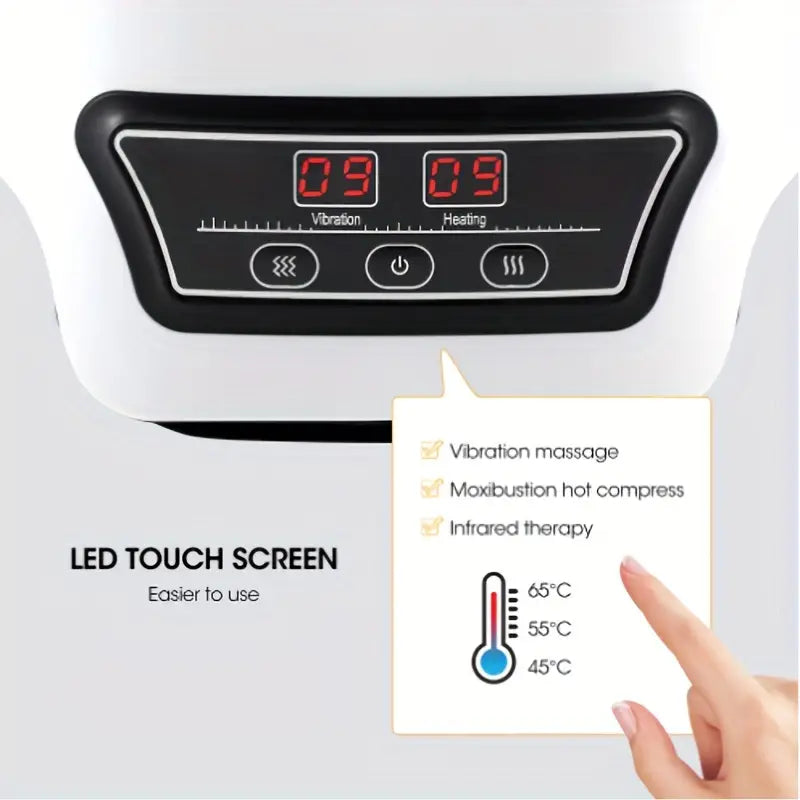 Electric Knee Massager with Heat and Vibration Therapy