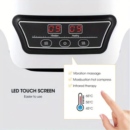 Electric Knee Massager with Heat and Vibration Therapy