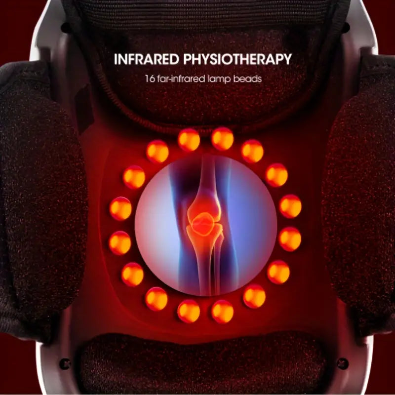 Electric Knee Massager with Heat and Vibration Therapy