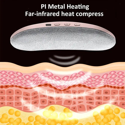 Portable Cordless Heating Pad with 3-Speed Massage
