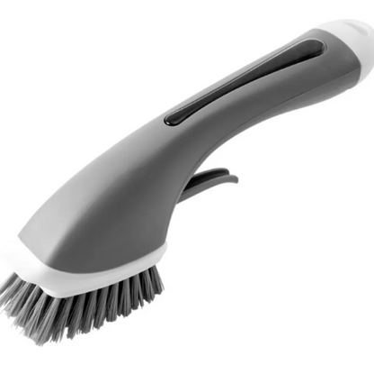 Liquid Soap Dish & Pot Washing Brush