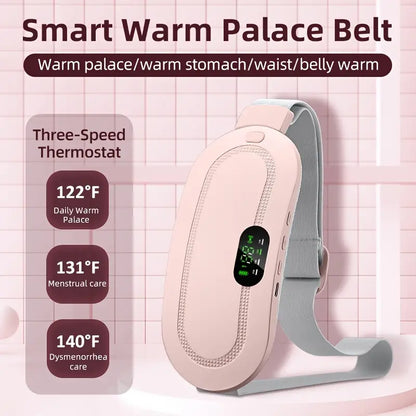 Portable Cordless Heating Pad with 3-Speed Massage