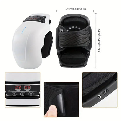 Electric Knee Massager with Heat and Vibration Therapy