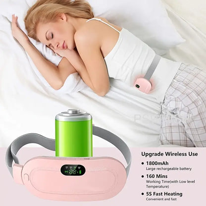 Portable Cordless Heating Pad with 3-Speed Massage