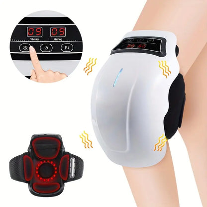 Electric Knee Massager with Heat and Vibration Therapy