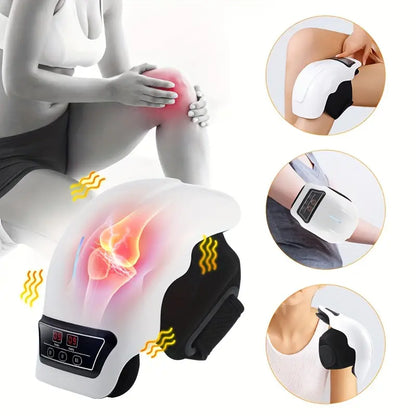 Electric Knee Massager with Heat and Vibration Therapy