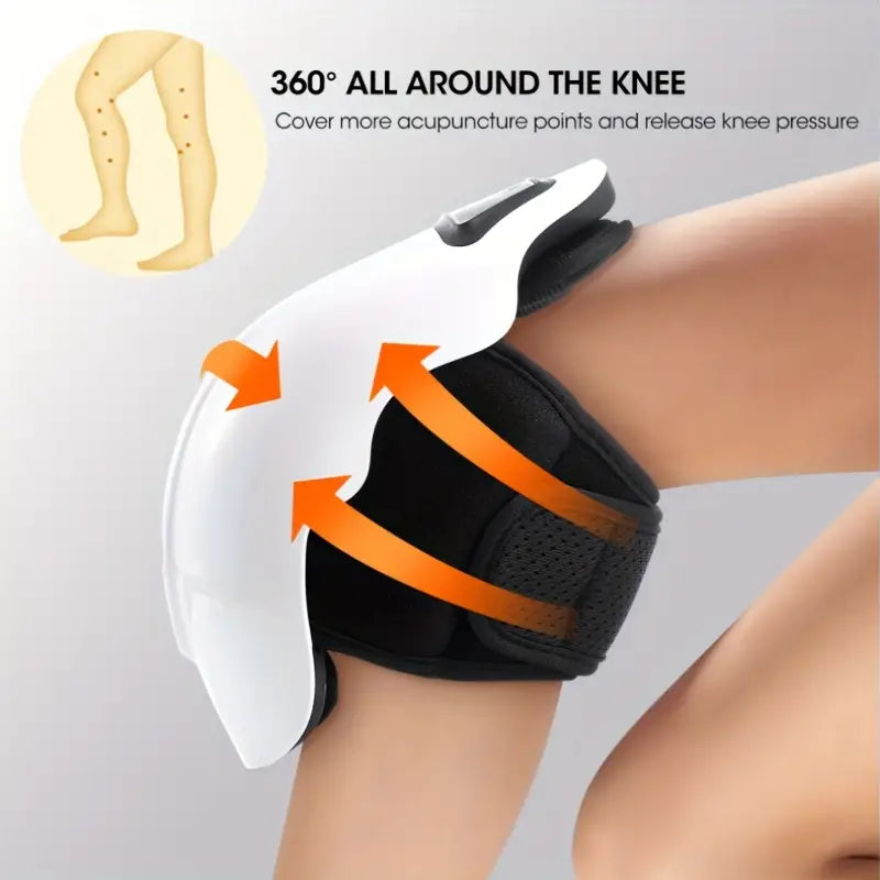 Electric Knee Massager with Heat and Vibration Therapy