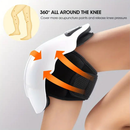 Electric Knee Massager with Heat and Vibration Therapy